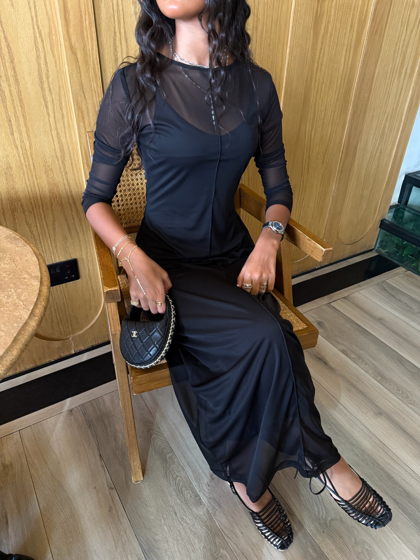black dress 2 piece
