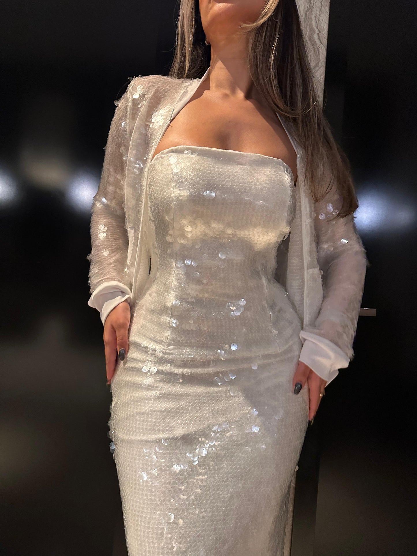 White Sparkly