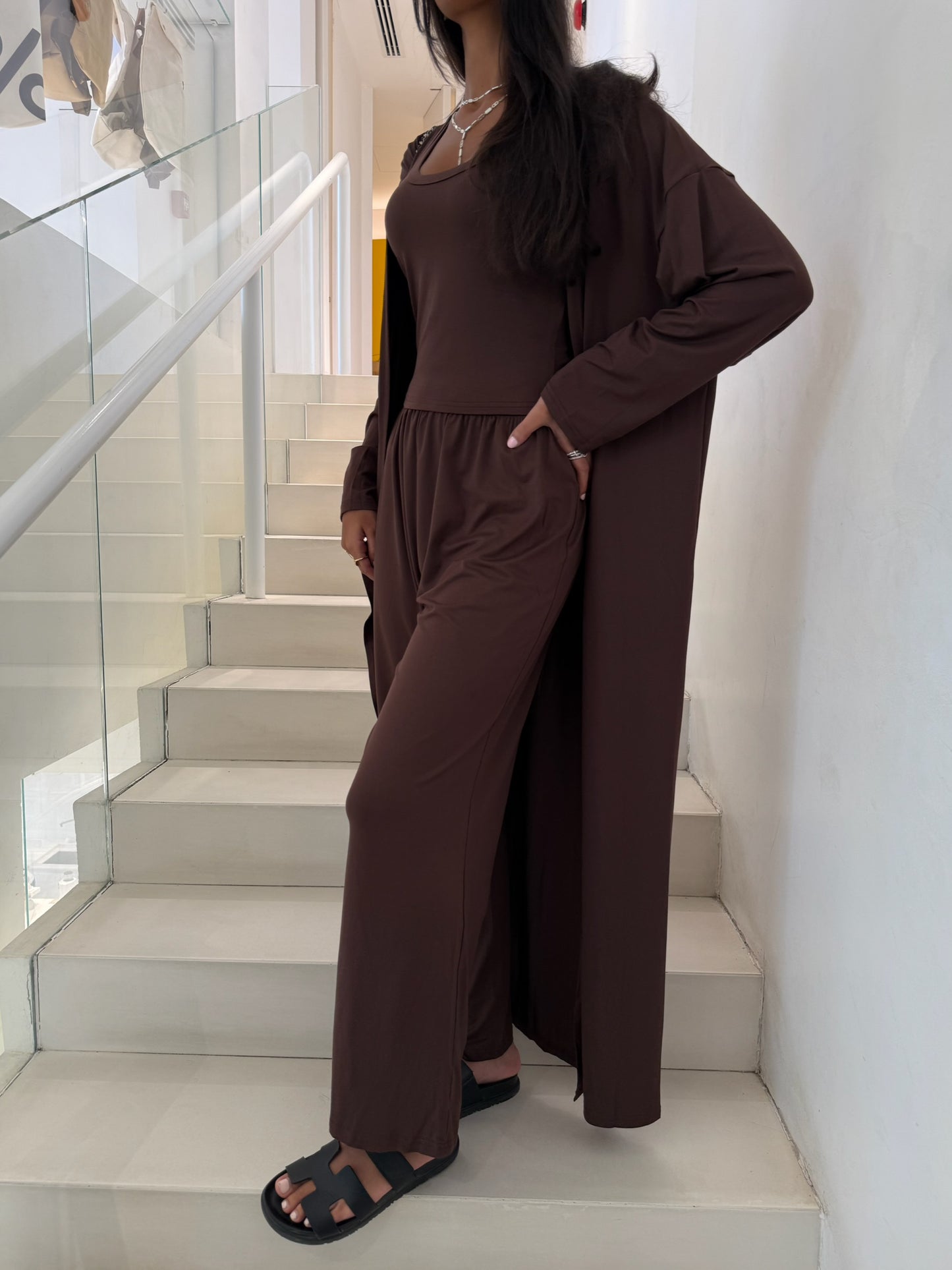 Comfy set in brown (next day delivery)