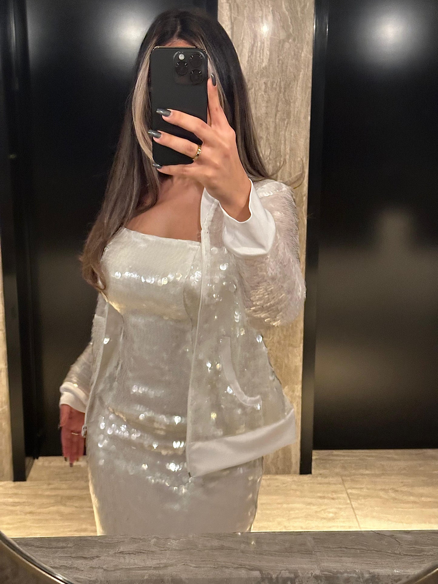 White Sparkly