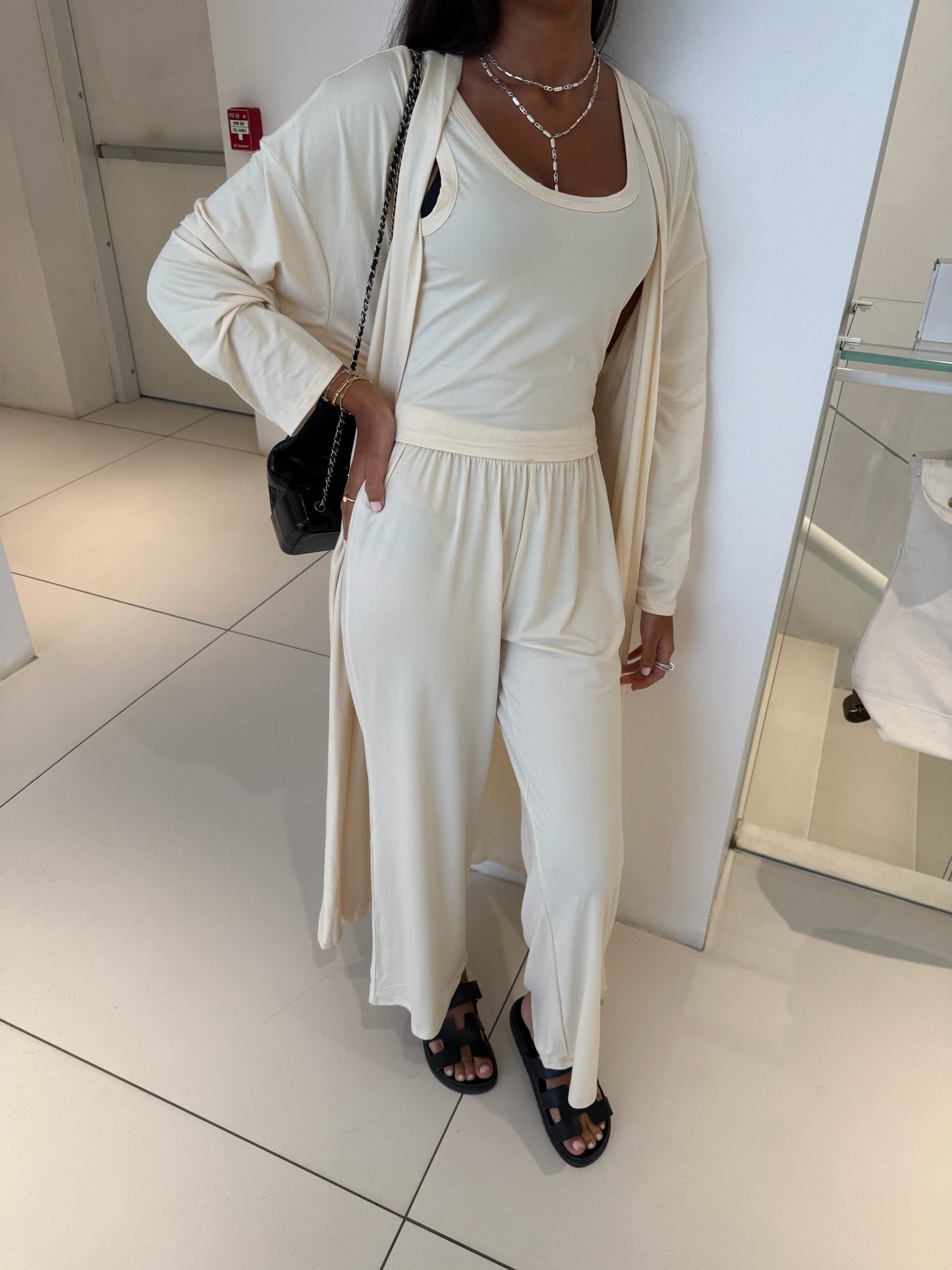 Comfy set in butter yellow (next day delivery)