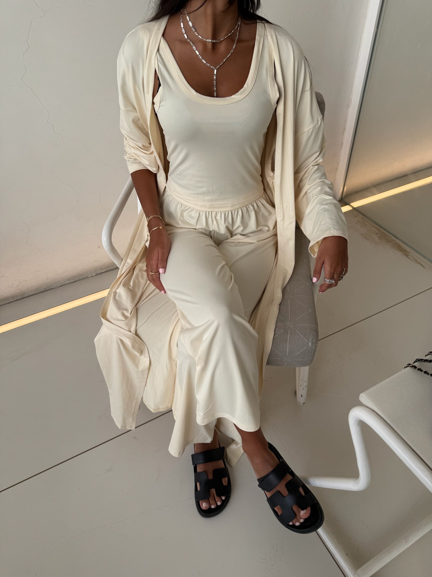 Comfy set in butter yellow (next day delivery)