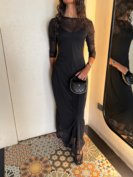 black dress 2 piece